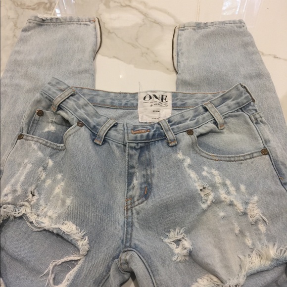 One Teaspoon Trashed Free Birds - Picture 5 of 6